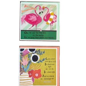 2 Curly Girl Design‎ Cards, Odd Pair Love Wedding Anniversary, Friendship Cards
